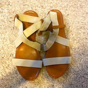 Tan summer time sandals